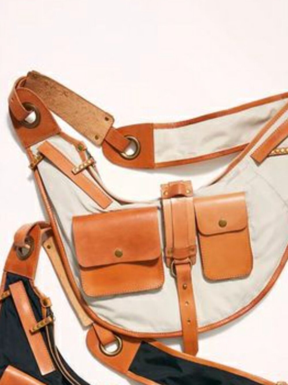 Leather and Canvas/Nylon - Blue Ridge Sling - Free People